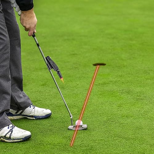 Miniatura 9 de ACHIX Golf Putter Laser Sight Pointer Training Aids for Swing Practice Swinging Plane Corrector Posture Indicator IndoorOutdoor Golf Laser Red Line