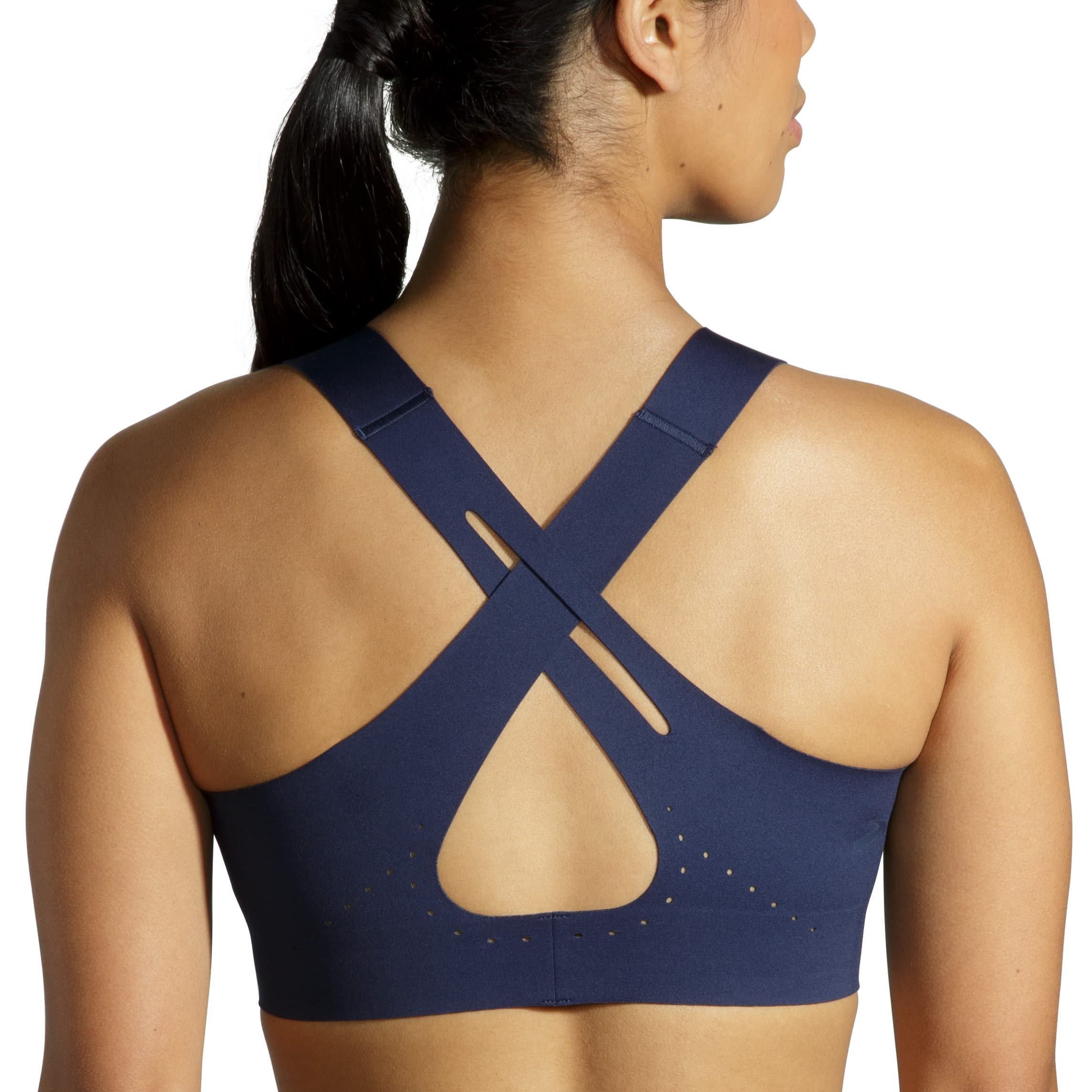Brooks Dare Crossback - Reggiseno da corsa da donna, per corsa, allenamento e sport ad alto impatto, con il massimo sostegno