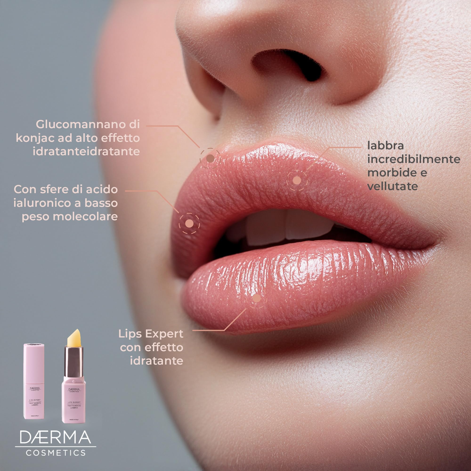 DAERMA LIPS Expert Lip Treatment with Moisturizing Effect, transparent - Image 2