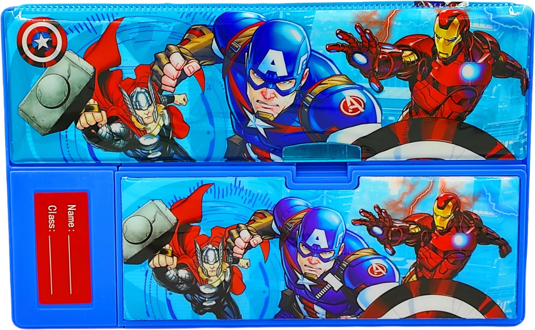 See full amazon price history chart for DISHVY® Captain America Theme Jumbo Pencil Box- Big Size with Six Hidden Pockets Captain America Art Plastic Pencil Box (Set of 1, Blue) DISHVY® Captain America Theme Jumbo Pencil Box- Big Size with Six Hidden Pockets Captain America Art Plastic Pencil Box (Set of 1, Blue) (B0CHF2SHYS) Amazon Price History, Amazon Price Tracker
