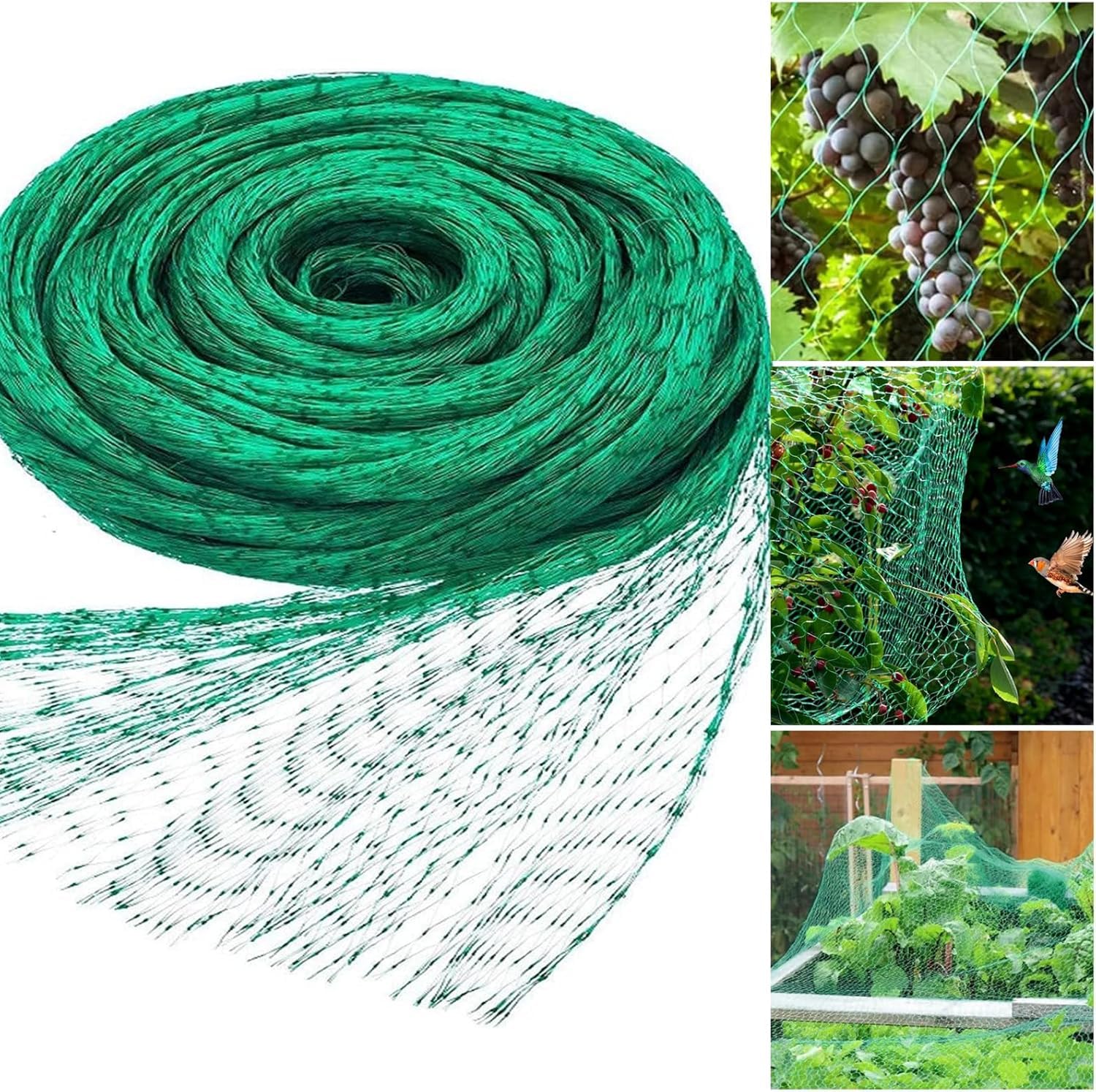 Garden Netting Polyester Trellis Net Plant Pea Support Netting for Bean Fruits Plants Flower Climbing lant Support Climbing Garden Trellis Netting Grow Tents Heavy-Duty Polyester (Green, 1.8 * 5M)