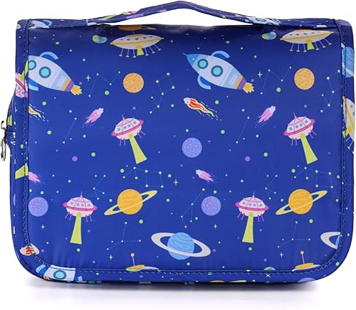 Miniatura 7 de Neceser colgante para niños para niñas y niños, Azul (Space Blue), Neceser colgante para niños