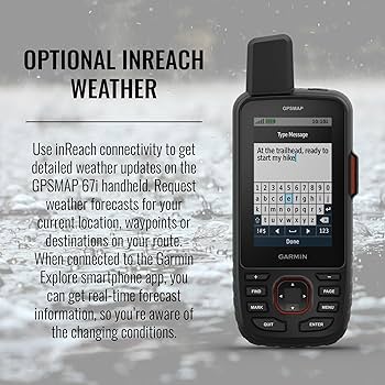 美品 ガーミン GARMIN GPS MAP 67i ハンドヘルド 衛星コミュニケーター 地図 バックカントリー スキー 登山 アウトドア Amazon.co.jp: Garmin (ガーミン) GPSMAP GPSマップ : スポーツ