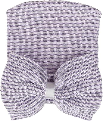 قبعة الأطفال حديثي الولادة قبعة الرضع قبعة مع Big Bow Soft Knot Nursery Beanie