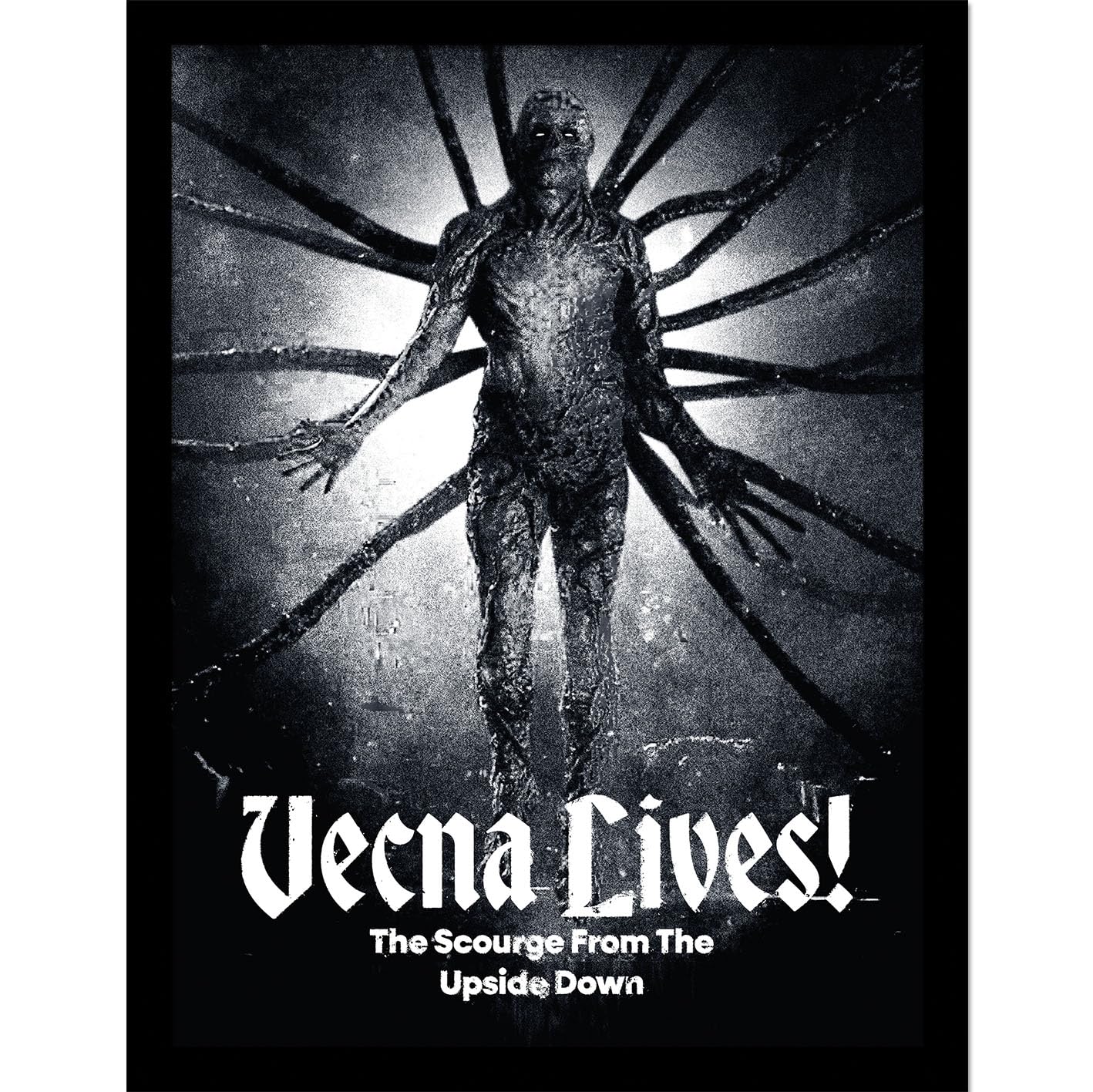 Pyramid International Stranger Things (Vecna Lives) Collector Print 30cm X 40cm Framed Collector Print, Official Licensed Netflix Wall Art Poster, Ready To Hang, One Size
