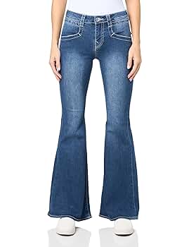 True Religion Women's Bell Bottom Flap Mr Jean, Solana, 28