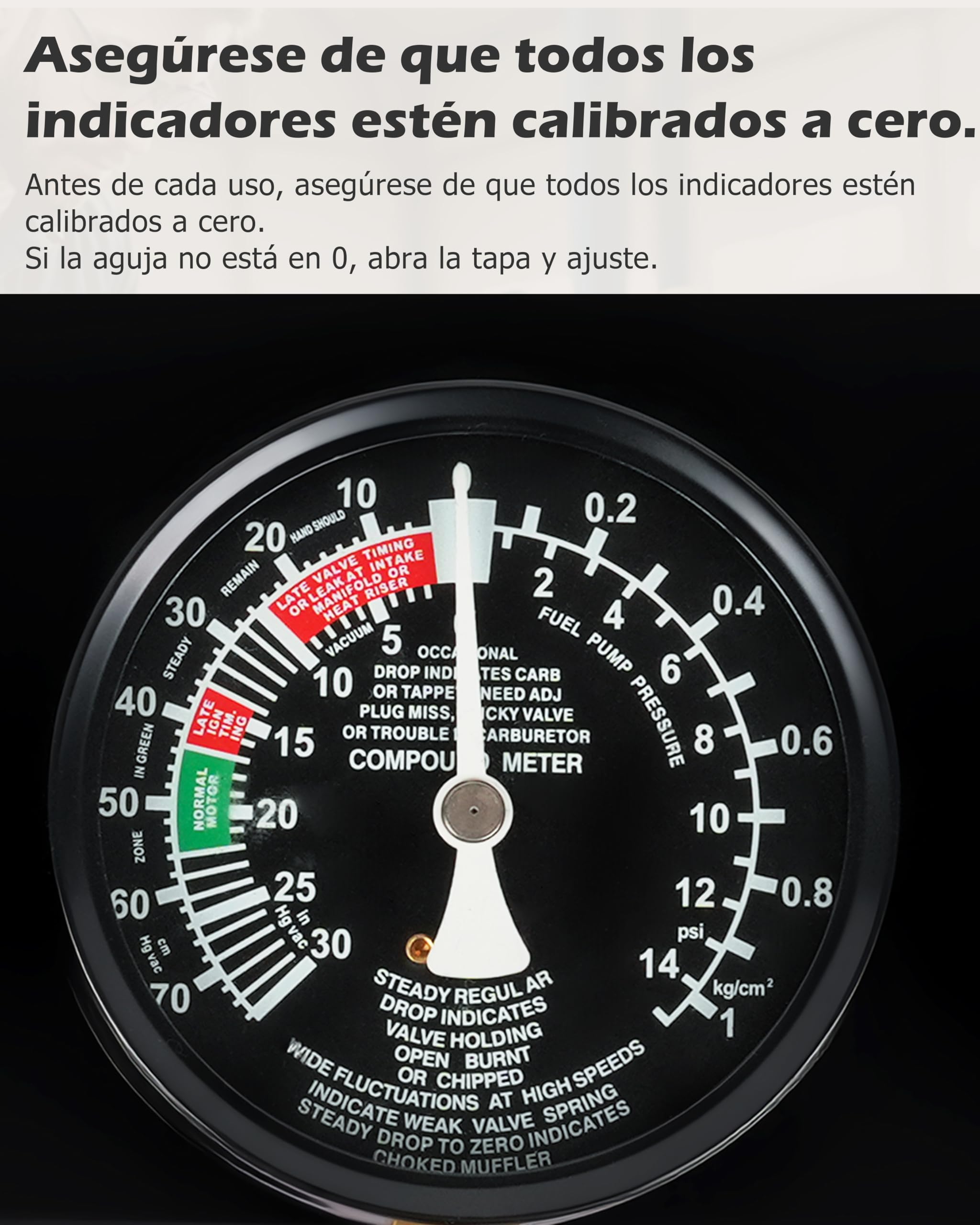 DAYUAN Sincronizador de carburador de vacío para motocicleta, compatible con Honda Yamaha