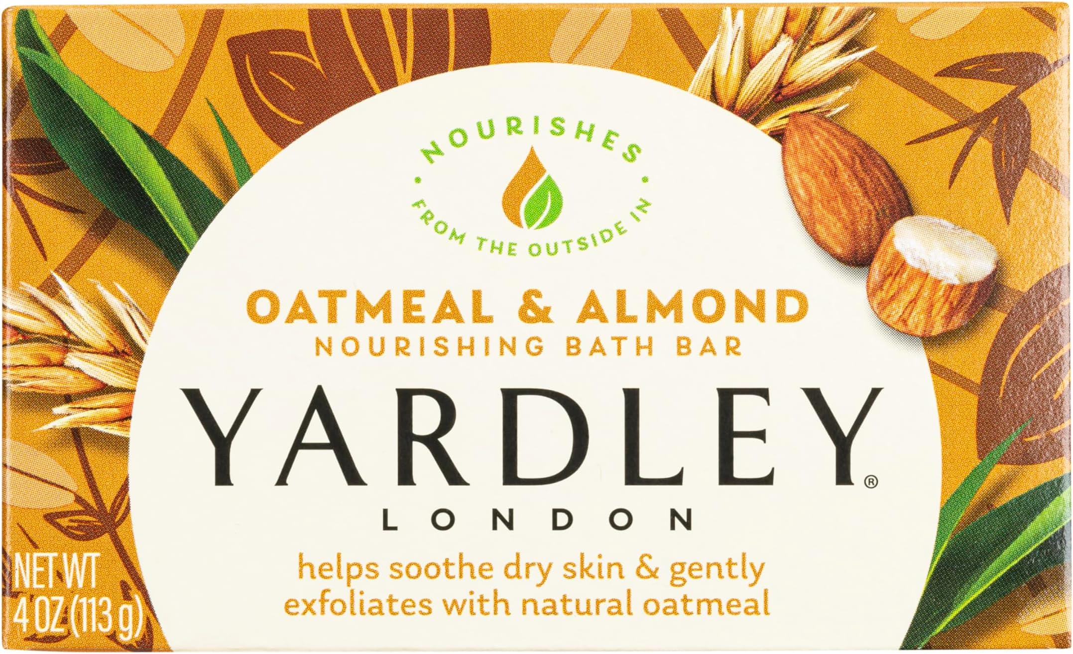 Yardley Oatmeal & Almond Single Bar Soap
