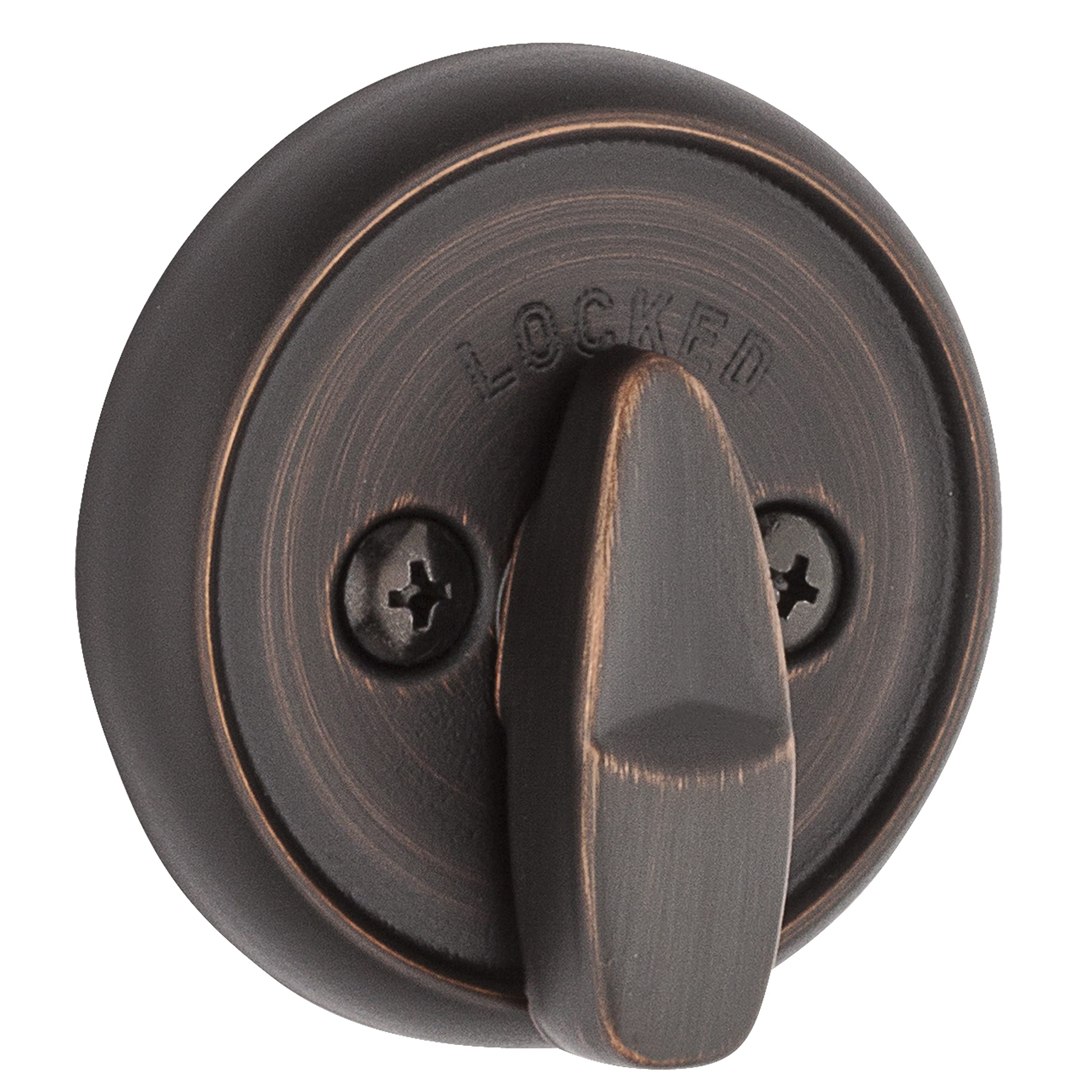 Kwikset Cove Venetian Bronze Deadbolt & Door Knob Combo With Smartkey