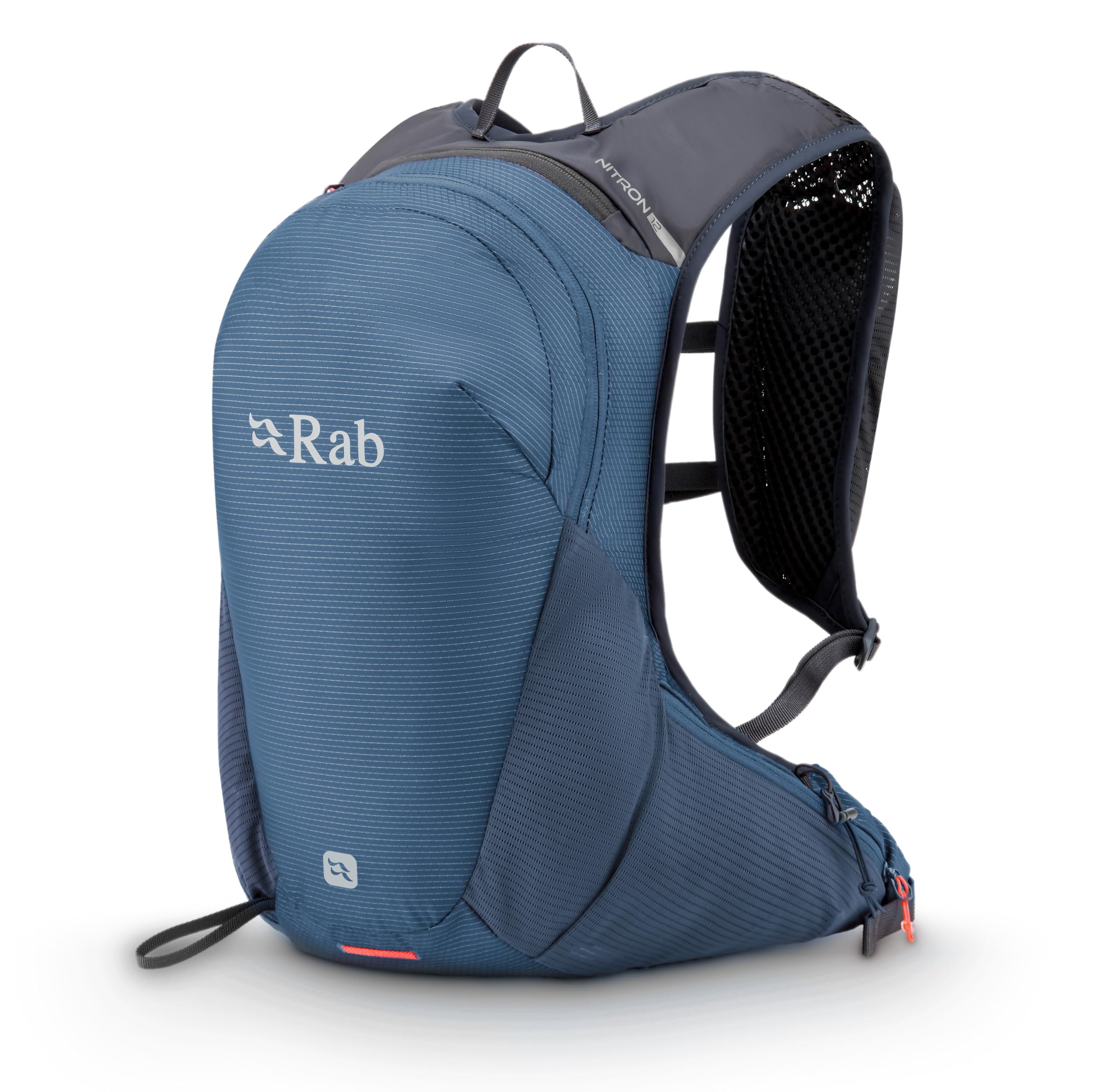 Rab Unisex Orion Blue Nitron 12-Liter Lightweight Hydration Pack - Comfortable Daypack For Hiking, Trekking, & Trail Running - Medium