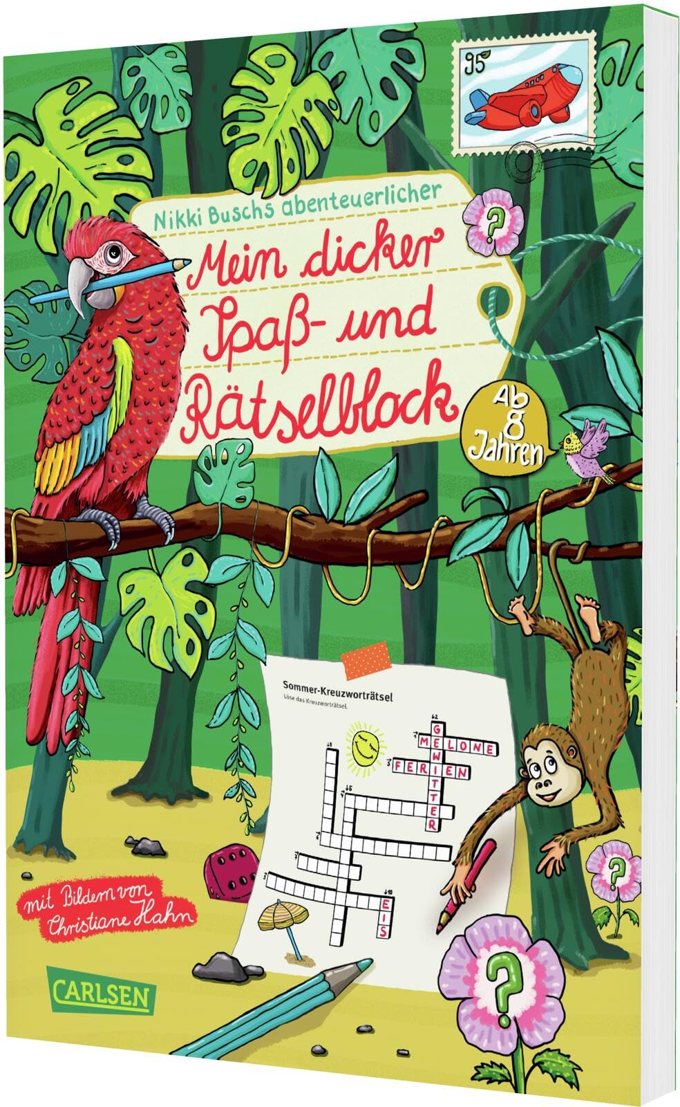 Carlsen Mädchen Rätselspaß Grundschule: Mein Dicker Spaß- Und Rätselblock: Ab 8 Jahren | Abwechslungsreiche Rätsel Für Freizeit Und Ferien Für Und Jungen