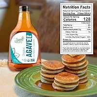 Vista 2 de Sweet Nature, Edulcorante de néctar de agave azul orgánico no GMO bajo glucémico 46 onzas