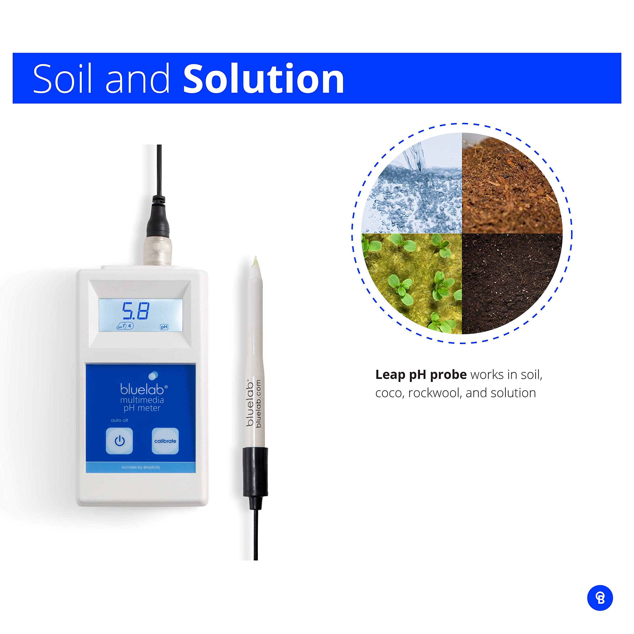 Buy Bluelab METMULTI Multimedia pH Meter for Water, Soil, Coco