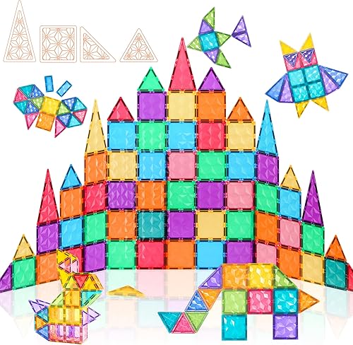 SILYMOLY Azulejos magnéticos de construcción de azulejos magnéticos 3D Bloques magnéticos de construcción con diseño de diamante, juego de disponible en Yaxa Colombia