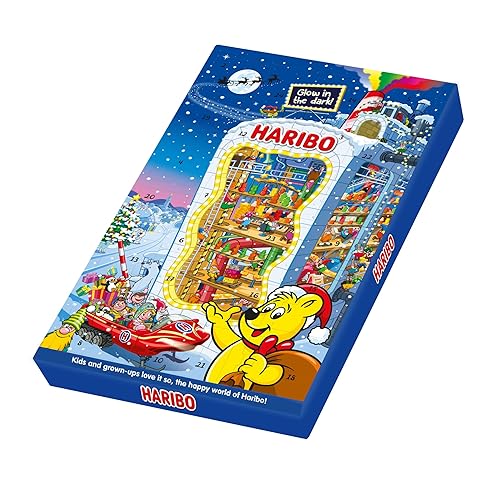 Haribo Calendario dell'Avvento 2025 | 24 Mini Bustine Assortite, Gusto Frutta, Ideali come Attesa del Natale, 300 g