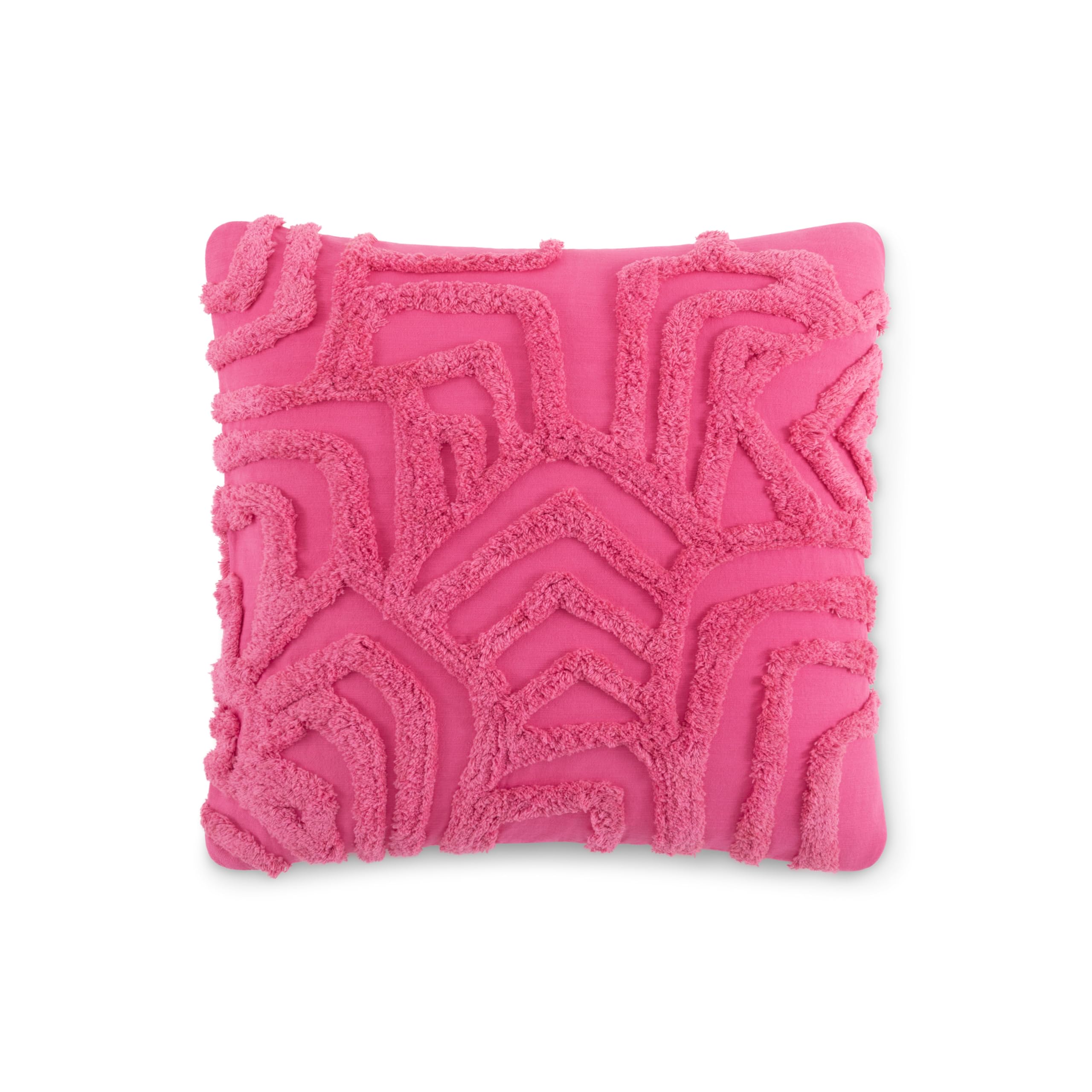 Rochelle Porter Kobo Tufted Decorative Accent Throw Pillow 20x20 Pink