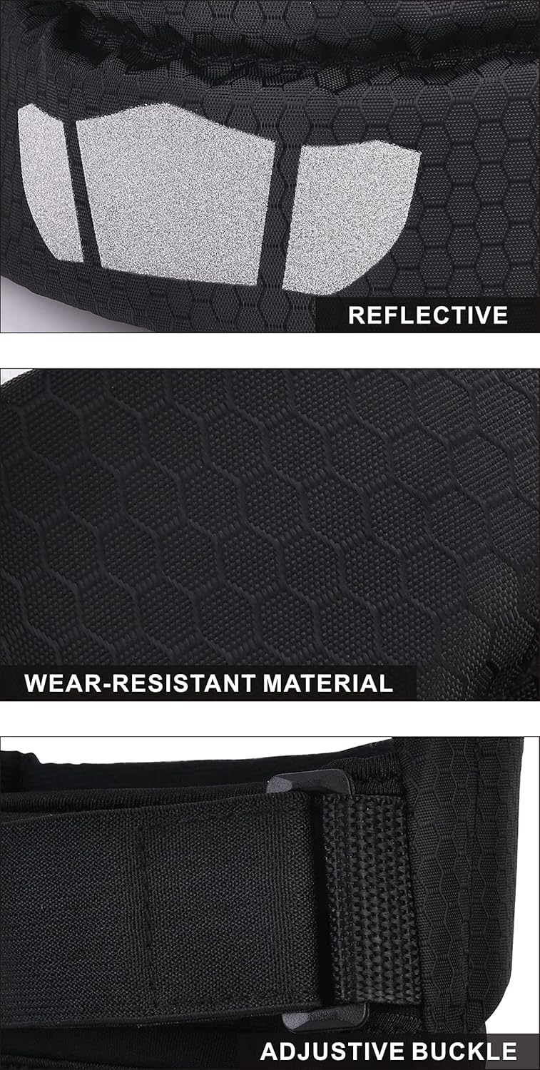 CRAZY AL'S® CAK Motorcycle Motocross Racing Knee Guards Pads Braces Protective Gear Black