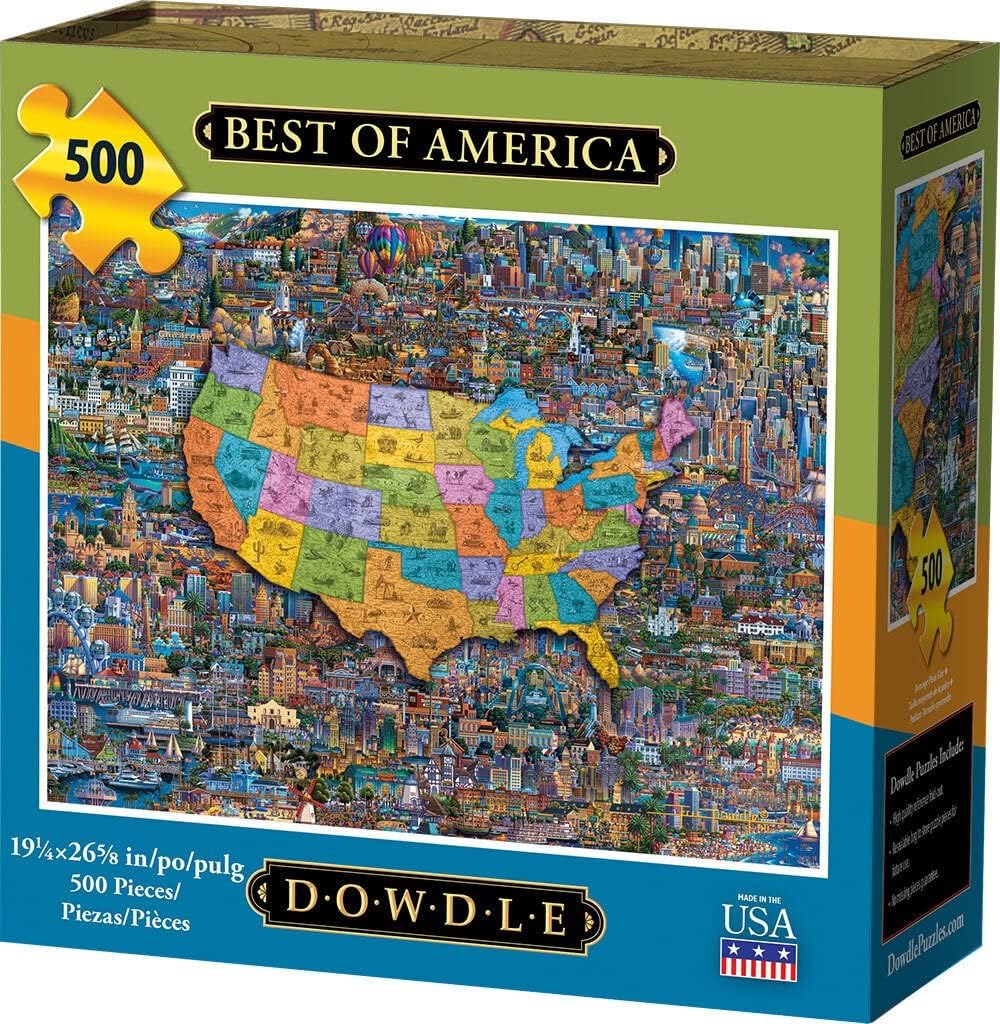 Dowdle Jigsaw Puzzle - Best of America - 500 Piece
