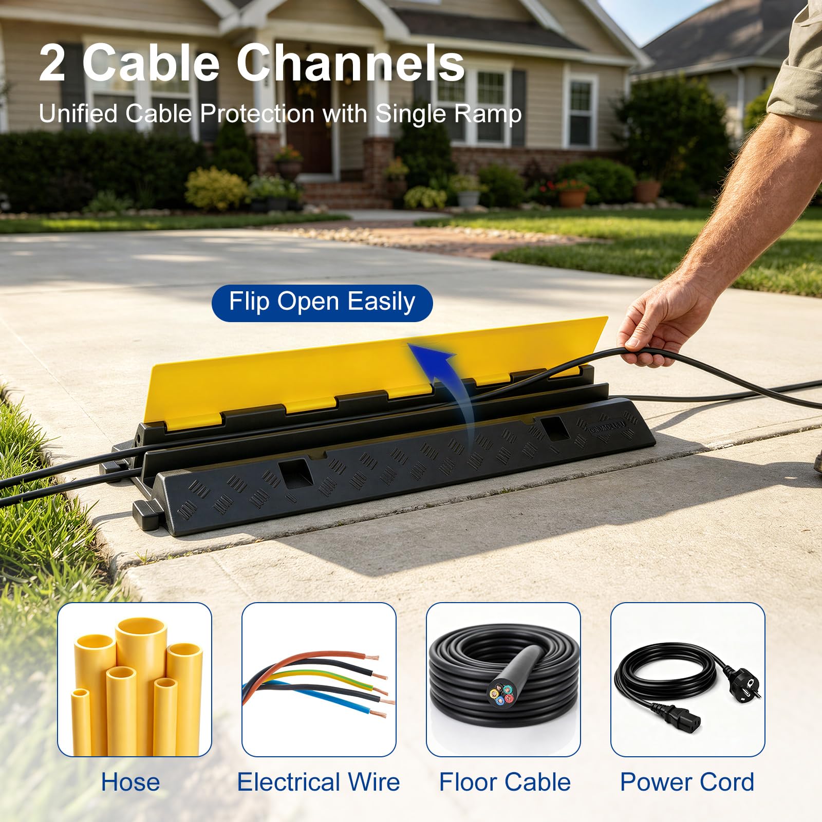 Rubber Cable Ramps - Protect Your Cables & Hoses -3