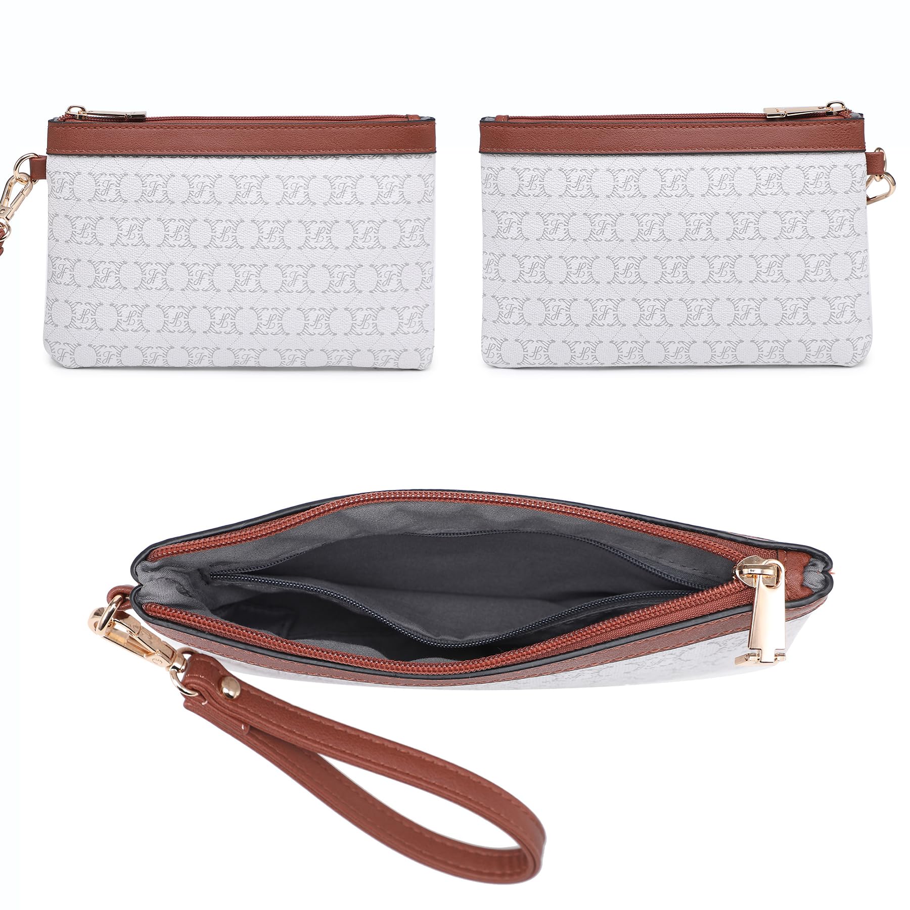 MKP COLLECTION Modischer Damen-Rucksack, Geldbörse, mehrere Taschen, Anti-Diebstahl-Rucksack, Reise-Umhängetasche, Handtaschen-Set, 2-teilig