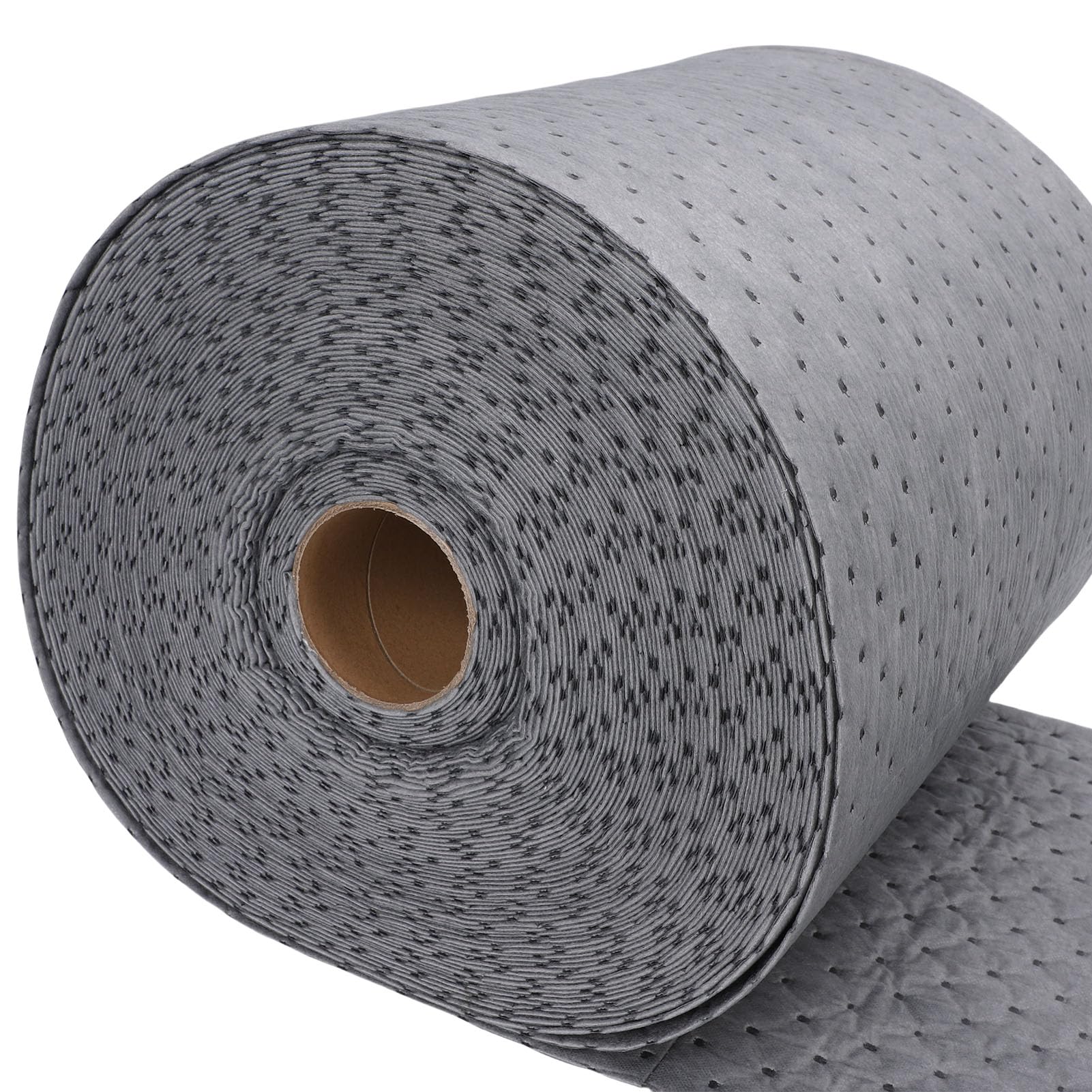 Elprico Rollo de Alfombrilla Absorbente de Aceite, Almohadillas Universales de Peso Pesado, Alfombra de Derrame de Esquina Absorbente para Piso de Garaje, Taller, Sótano e Uso Industrial