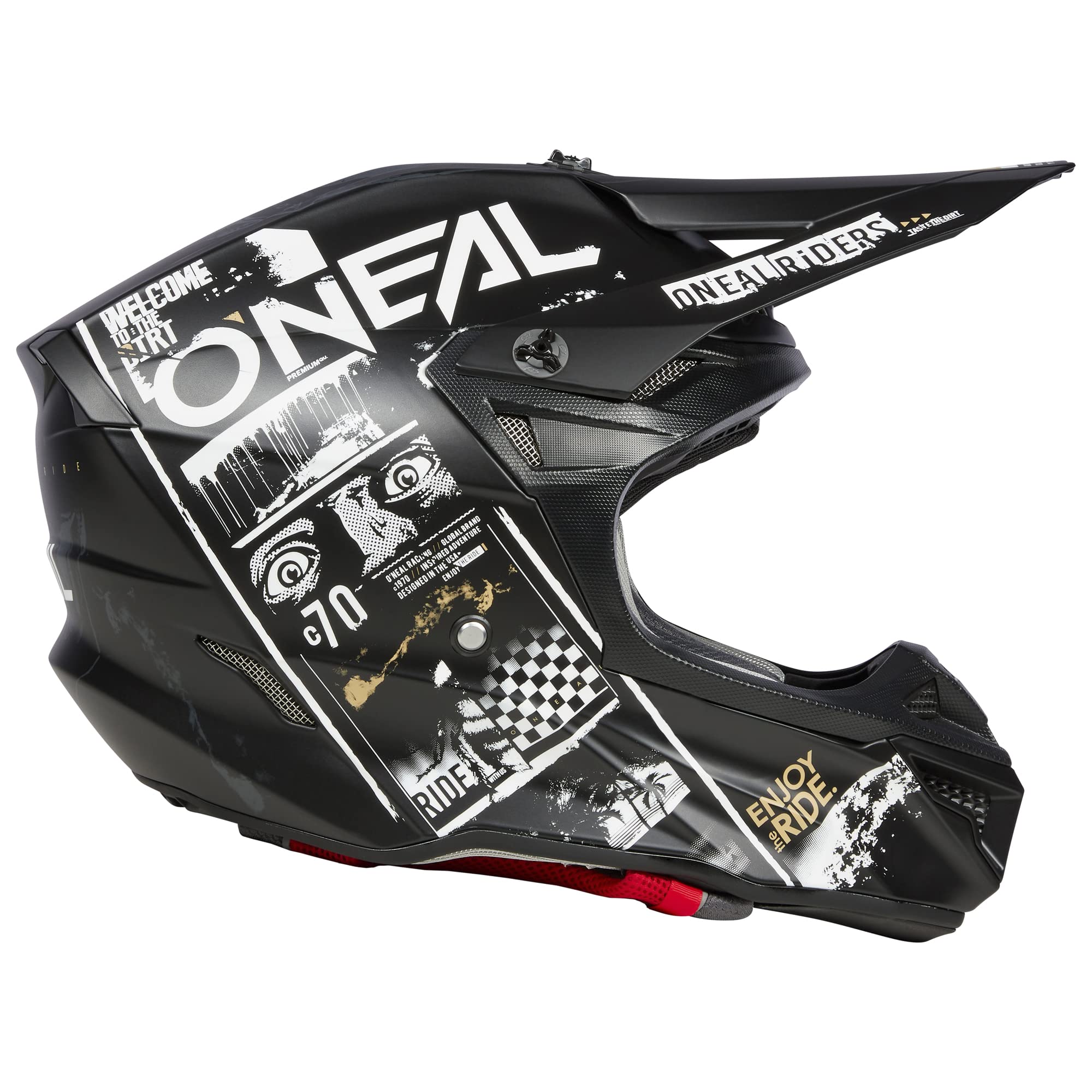Oneal 5Series Polyacrylite Attack Kask motocrossowy
