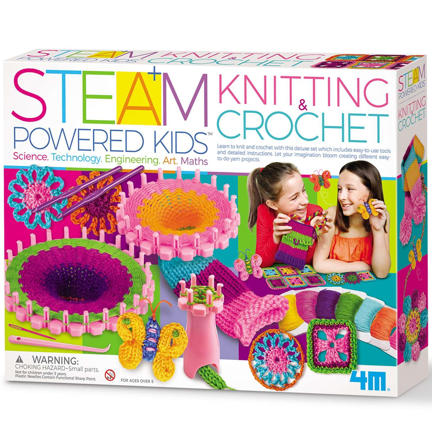 4M STEAM Powered Kids - Knitting & Crochet