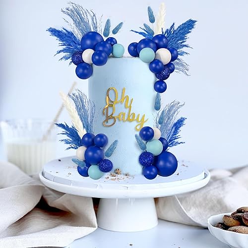 Miniatura 5 de 50 adornos bohemios para tartas, mini bolas, decoración para tartas de varias pampas secas, decoración de pasteles para decoración bohemia del