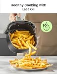 COMFEE‘ Mini Air Fryer 2.1 Qt small Airfryer Oven with 12 Menu Options, Adjustable Timer & Temperature Control, Dishwasher-Safe Nonstick Fry Basket, Sage Green Color