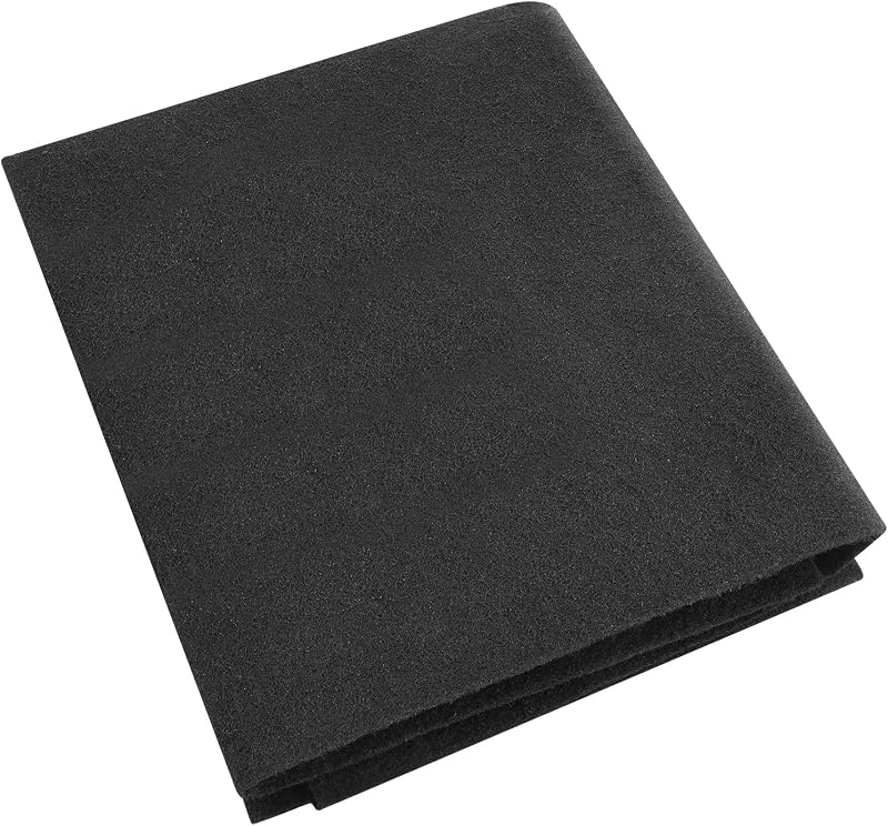Activated Carbon Filter for Extractor Hood, 57 x 47 cm Flat Grease Filter, Cutable Activated Carbon Filter Mat, Filters for Kitchen Hoods, Odourless, Filters Cappas