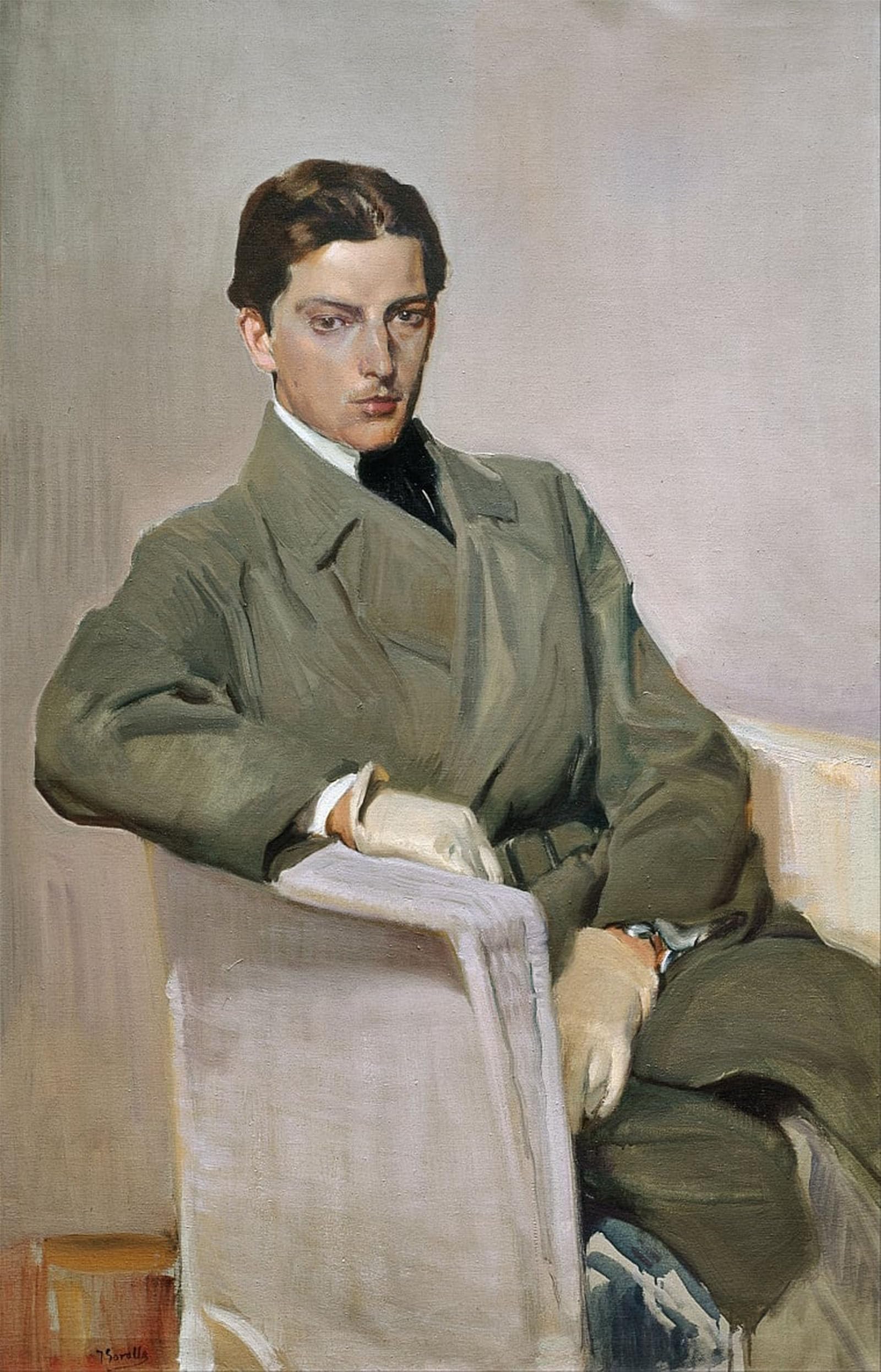 ARTXLXXBN Famous Art Print Poster Vintage Wall Art Joaquin by Joaquín Sorolla Canvas Art Poster for Home Decor 60x90cm