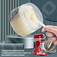 Vista 4 de Grasa de grado alimenticio de 4 oz para batidora de pie KitchenAid, universalmente compatible con batidora de pie de cocina - Mantiene