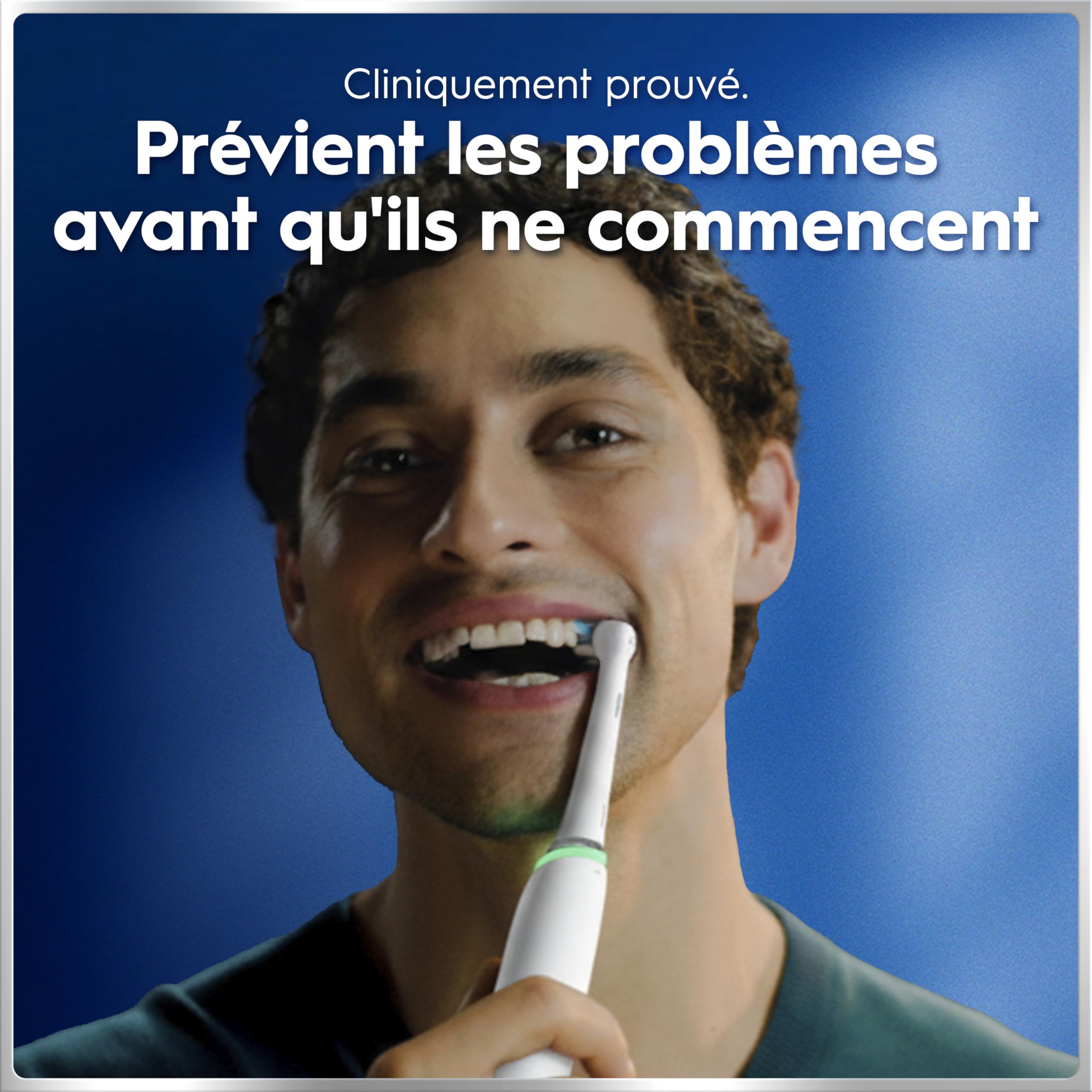 Oral-B Brosses à Dents Electriques iO 6 Duo, 3 Brossettes, Grise et Rose – 5 Modes de Brossage dont Blancheur et Soin des Gencives, Capteur de Pression, Batterie Rechargeable, Etui