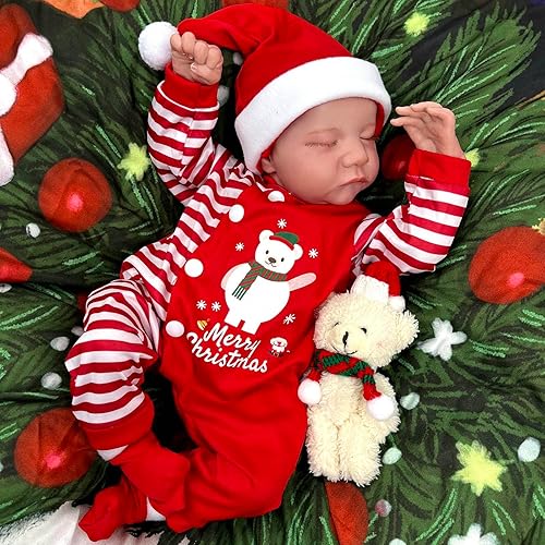 Miniatura 1 de BABESIDE Lifelike Reborn Baby Dolls Boy - 17-Inch Soft Body Realistic-Newborn Full Body Vinyl Anatomically Correct Real Life Baby Dolls with Toy