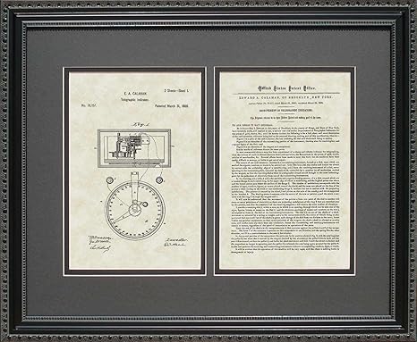 Amazon ストックチッカー特許アート壁掛け ブローカートレーダーフレームプリント 16x インテリア オンライン通販