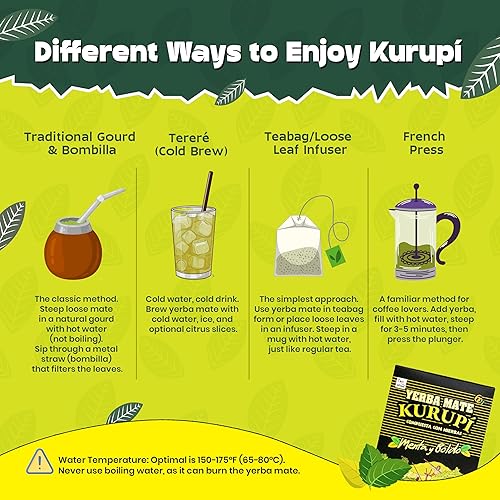 Miniatura 3 de Kurupi Menta Boldo Yerba Mate 500 g (1.1 lbs)