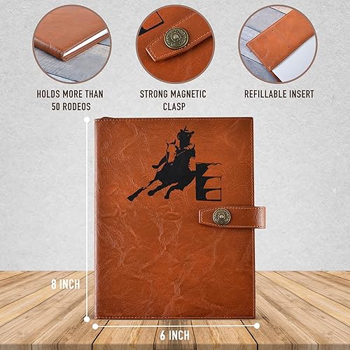 Miniatura 4 de STARKENBURG COMPANY Personalized Barrel Racing Log Book, Barrel Racing Journal & Planner, Barrel Racing Gifts, Horse Gifts, Horse Journal, Barrel