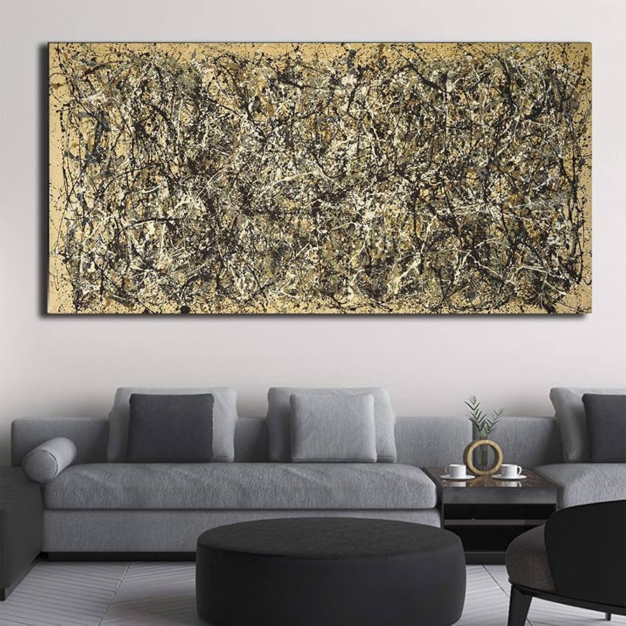 ジャックジョンソン　ポスター　額縁付き 新品☆額縁付アートポスター☆ジャクソンポロック☆Jackson