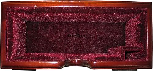 Miniatura 2 de Vio Music #503 Soporte de madera para violín y arco (soporte), terciopelo de felpa, seguro y fortaleza