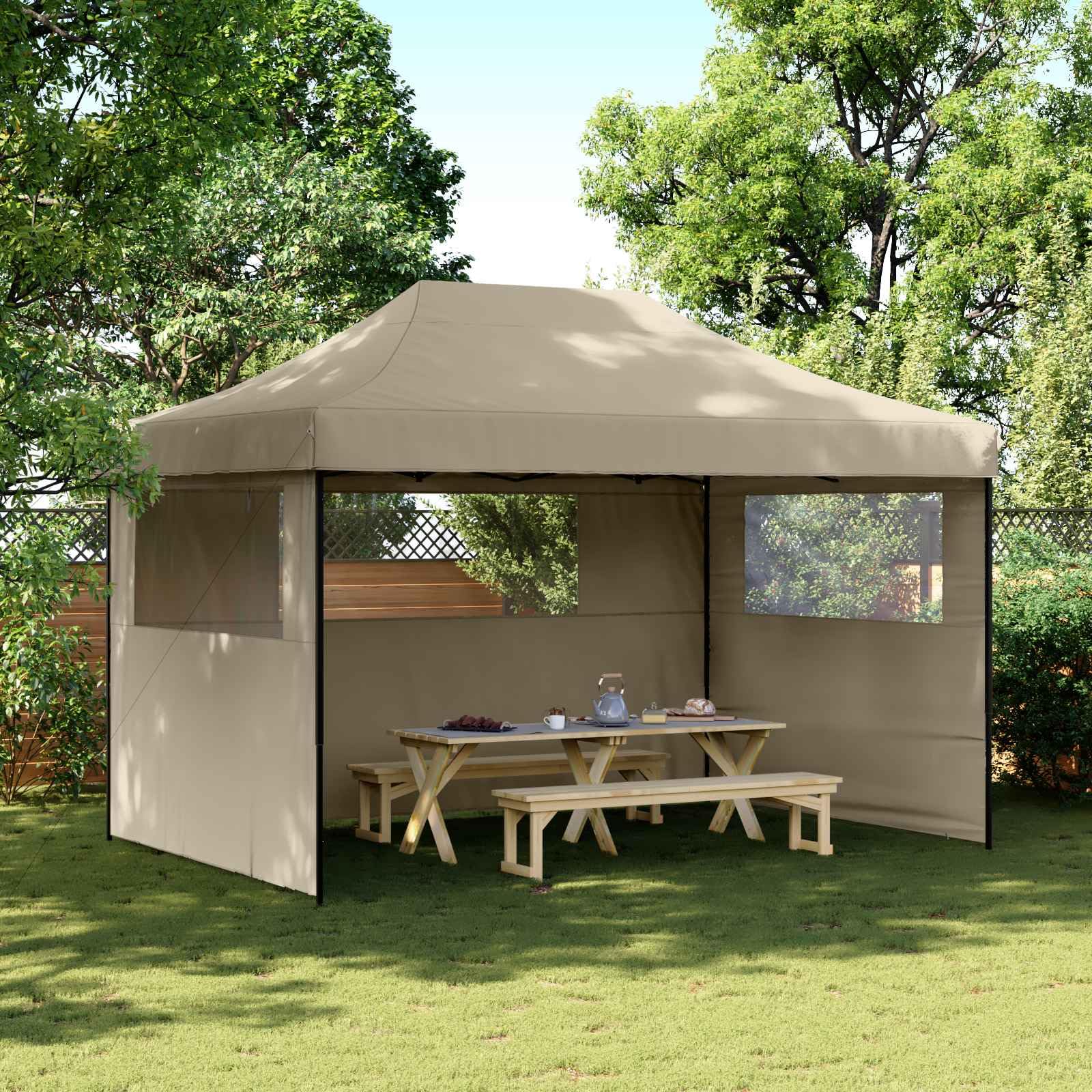 Namiot imprezowy z kretem 279 x 410 x 315 cm tkanina Oxford