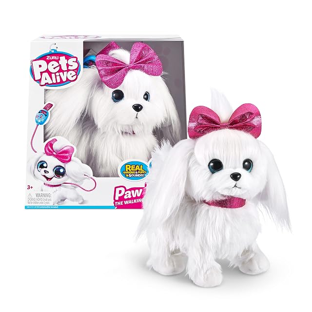 Pets Alive Juguete robótico Paw Paw The Walking Puppy de ZURU