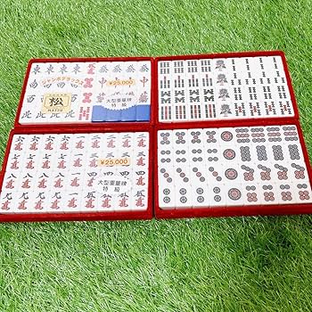 Amazon | シュリンク付き 高級麻雀牌 松 ジャンボ 背青 | 麻雀