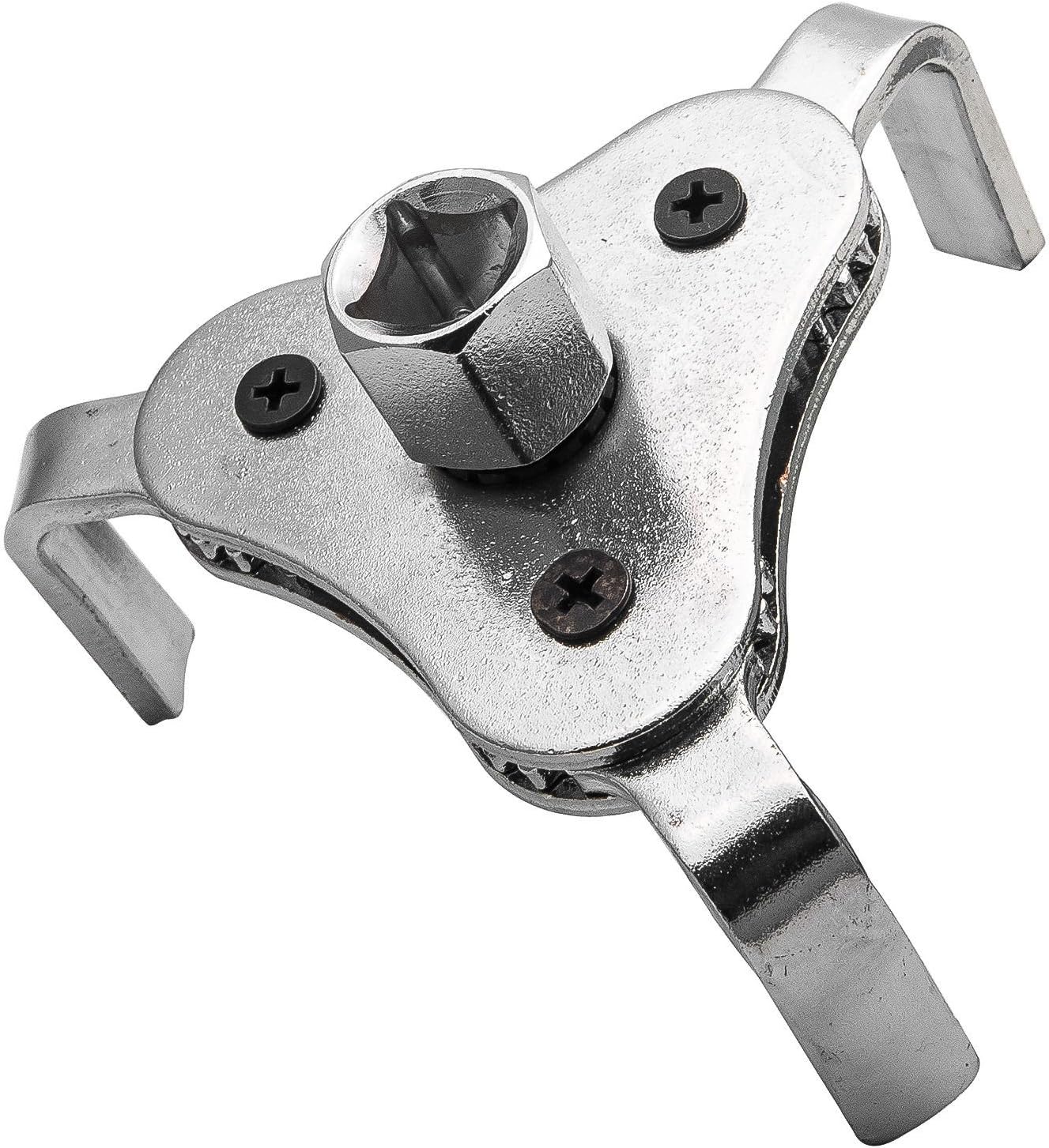 MASO Oil Filter Claw Wrench 2 Way 3 Driven Legs Leg Oil Filter Wrench