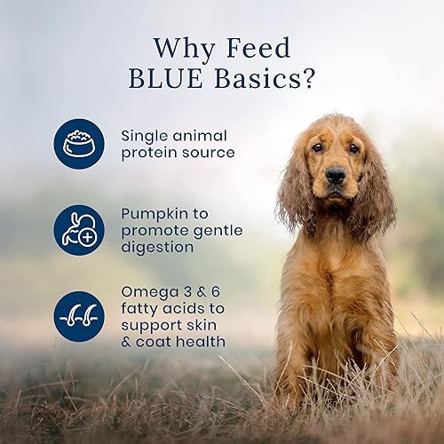 Miniatura 4 de Blue Buffalo Basics Skin & Stomach Care - Alimento húmedo natural para perros, salmón en salsa, bolsa de 2.5 onzas (paquete de 12)