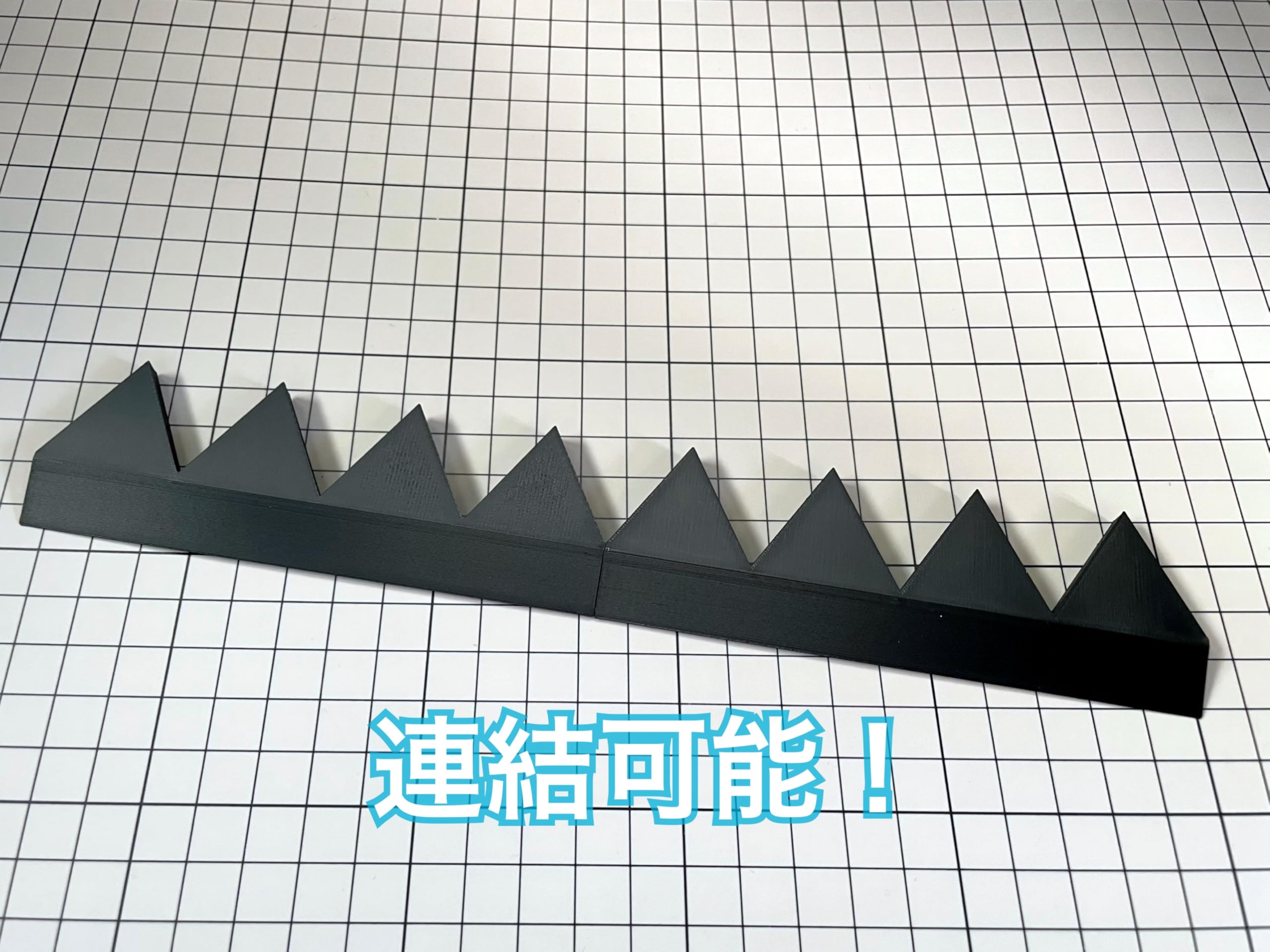 Amazon.co.jp: シェブロン形状 空力デバイス ABS製 連結可能タイプ (7