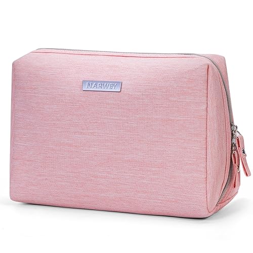 Neceser de maquillaje para viaje mini bolso de cosméticos para mujeres y niñas Rosado NW5018