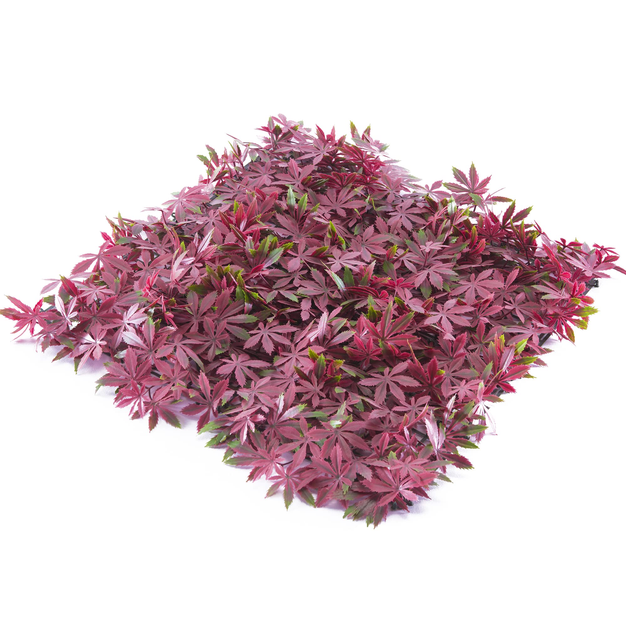 tenax Composite Panel with Artificial Leaves Type Red Maple, Divy Panel Arce 0.5x0.5m for Vertical Garden Wall Decoration - Image 2