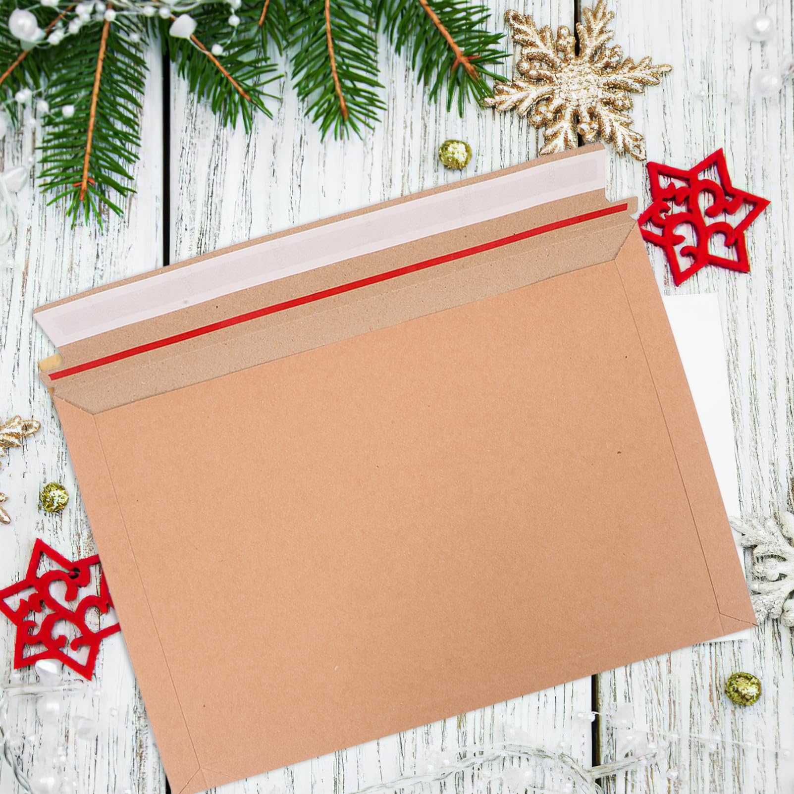30 Stück A4-versandtaschen Für Fotodokumente Dicke Gepolsterte Umschläge Aus Karton Selbstklebende Versandumschläge Flaches Design Für Karten Akten Einladungen