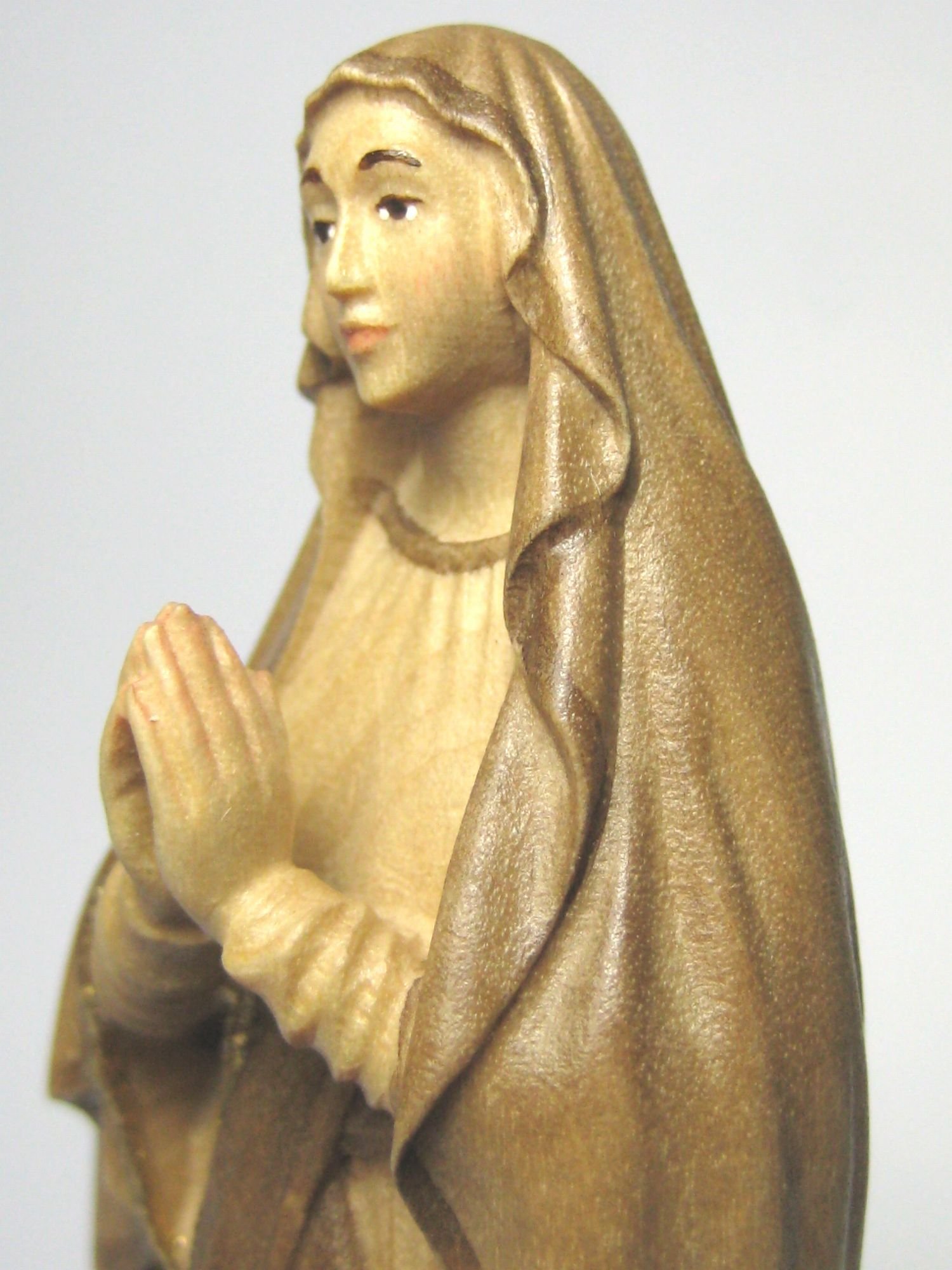 Amazon.co.jp: 創業100年の木彫りブランド マリア像 ルルド ライト