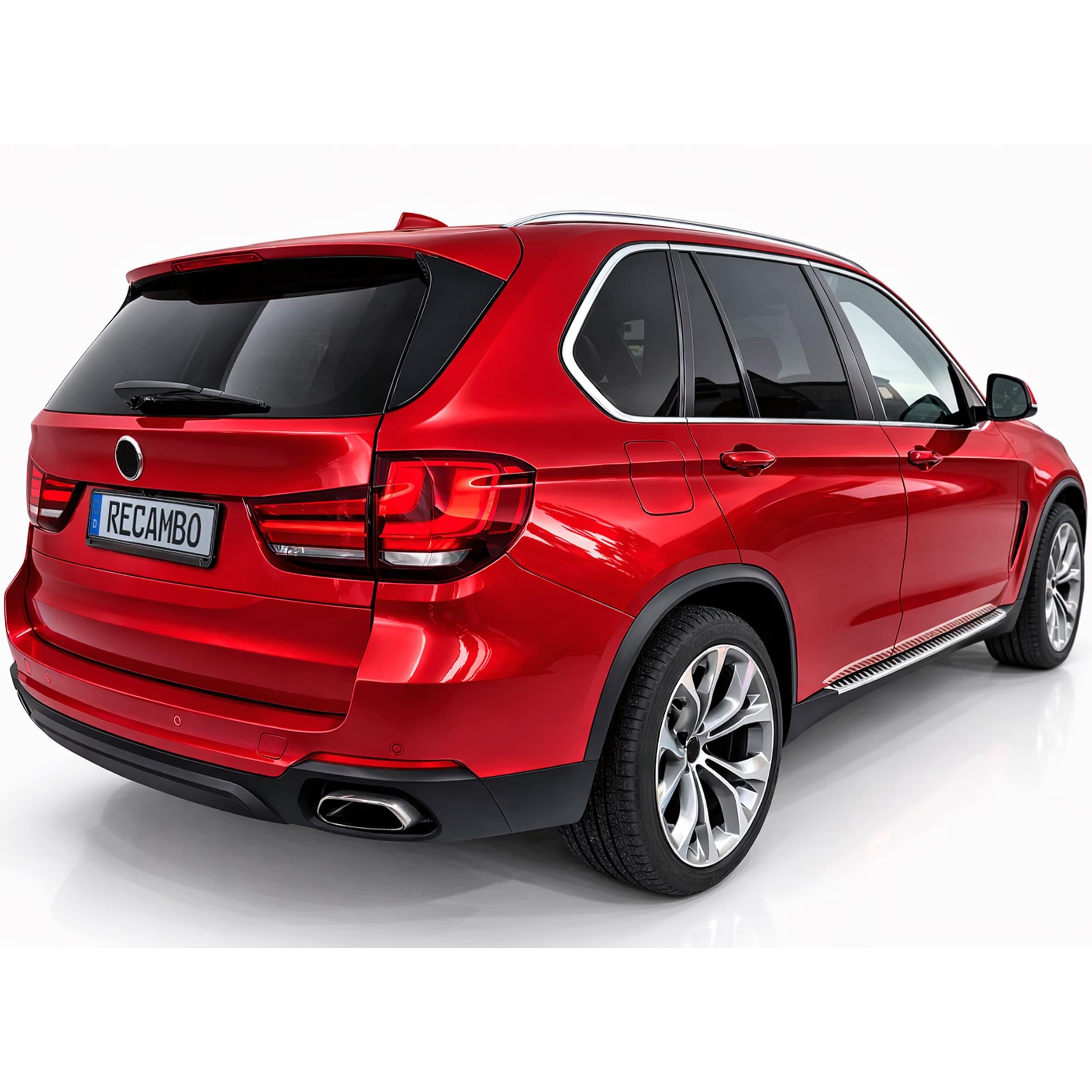 RECAMBO Radlaufverbreiterung Kotflügelverbreiterung passend für BMW X5 M | F15 | BJ 2013-2018 4-teiliges Set ABS - Radlaufleisten vorne hinten schwarz matt Karosserie Ersatzteil